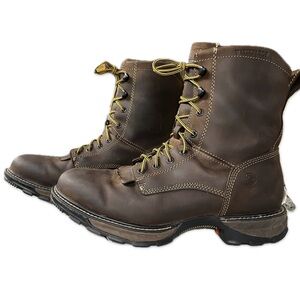 Maverick XP, Waterproof Lacer Work Boot, 9.5 W, 8 in Height, Oiled Brown